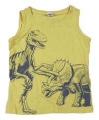Žluté tíko s dinosaury DopoDopo 