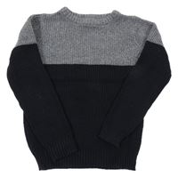 Čierno-šedý/melírovaný sveter INFINITY KIDS