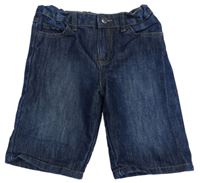 Tmavomodré rifľové kraťasy Denim Co.
