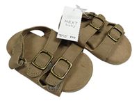 Hnědé sandálky/capáčky Next vel. 17/18