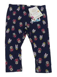 Tmavomodré legíny s Minnie a Daisy Disney