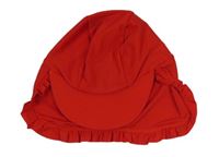 Červená UV šiltovka s volánom Mothercare