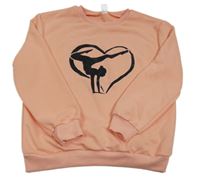 Ružová mikina s gymnastkou