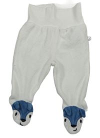 Bílé sametové polodupky s čumáky Liegelind