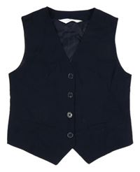 Tmavomodrá slavnostní vesta H&M