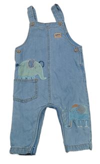 Modré podšité na traké rifle so slonmi Next