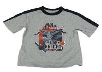 Šedo-černé tričko s Batmanem Primark