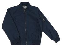 Tmavomodrý šusťákový jarní bomber Matalan