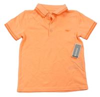 Neonově oranžové polo tričko Bluezoo