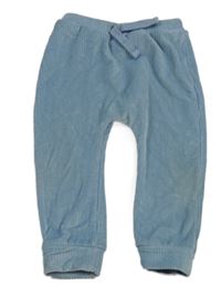 Svetlomodré rebrované zamatové tepláky zn. Nutmeg