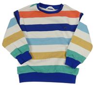 Bielo-farebná pruhovaná mikina M&S