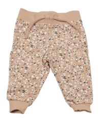 Světlerůžové květované tepláky Primark