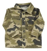 Khaki army rifľová bunda s vreckami F&F