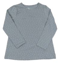 Světlemodré puntíkaté triko Topolino