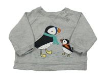 Sivá mikina s vtáčky John Lewis