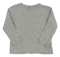 Sivé melírované tričko H&M