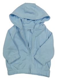 Svetlomodrá prepínaci mikina s kapucňou Primark
