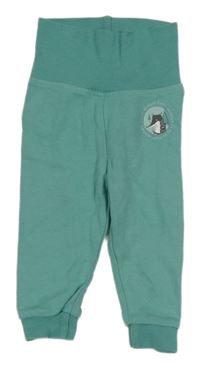 Zelenomodré tepláky s líškou Lupilu