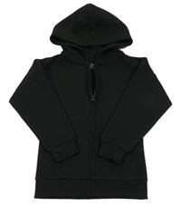 Čierna rebrovaná prepínaci mikina s kapucňou Primark