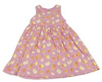 Ružové šaty s citrusy Primark