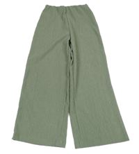 Zelené rebrované culottes nohavice LC Waikiki