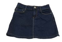 Tmavomodrá rifľová sukňa Zara