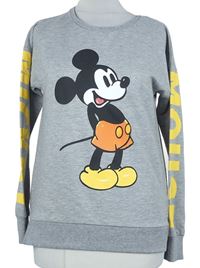 Dámska sivá mikina s Mickeym zn. Disney