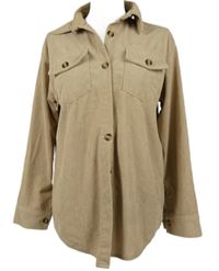 Dámská béžová manšestrová halenka 