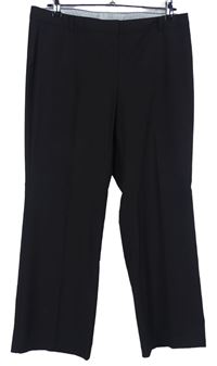 Dámské tmavohnědé společenské kalhoty s puky vel. 14S