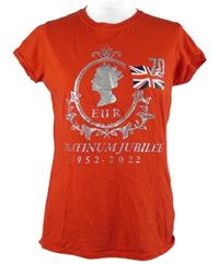 Dámské červené tričko s královnou Gildan 