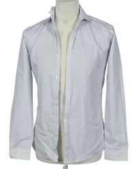 Pánska bielo-fialová bodkovaná košeľa Cedarwood State vel. 14,5