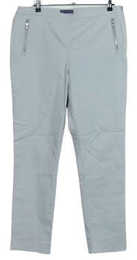 Dámske sivé plátenné nohavice M&S