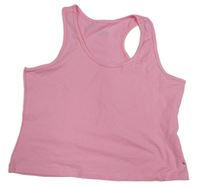 Ružový crop top