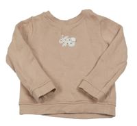 Světlerůžová mikina s králíčkem 