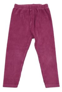 Fialové rebrované legíny Tu