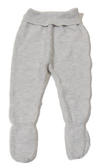 Šedé pletené polodupačky Primark