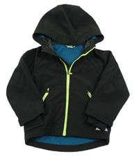Černá softshellová bunda s kapucí H&M