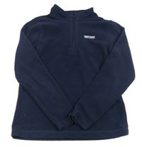 Tmavomodrá fleecová funkční mikina s logem REGATTA