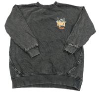 Šedočerná mikina se Stitchem George