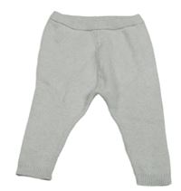 Svetlosivé pletené nohavice Next