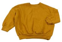 Horčicová oversize mikina George