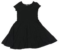 Čierne bavlnené šaty C&A