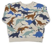 Svetlobéžová mikina s dinosaurami H&M