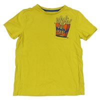 Žlté tričko s hranolkami F&F