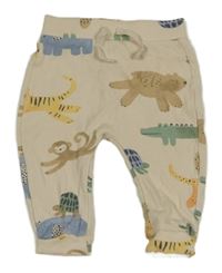 Béžové tepláky so zvieratkami George