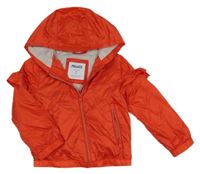 Červená šušťáková jarná bunda s kapucňou Primigi