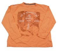 Lososové tričko s potlačou