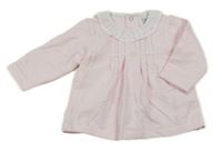 Nové - Svetloružová mikina s golierikom Babidu