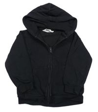 Čierna prepínaci mikina s kapucňou H&M