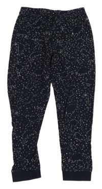 Tmavomodré pyžamové nohavice s vesmírom Kuniboo